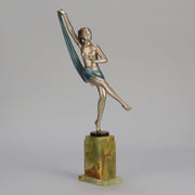 Josef Lorenzl Scarf Dancer - Art Deco Bronze - Hickmet Fine Arts