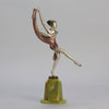 Josef Lorenzl Scarf Dancer - Art Deco Bronze - Hickmet Fine Arts