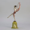 Josef Lorenzl Scarf Dancer - Art Deco Bronze - Hickmet Fine Arts