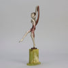 Josef Lorenzl Scarf Dancer - Art Deco Bronze - Hickmet Fine Arts