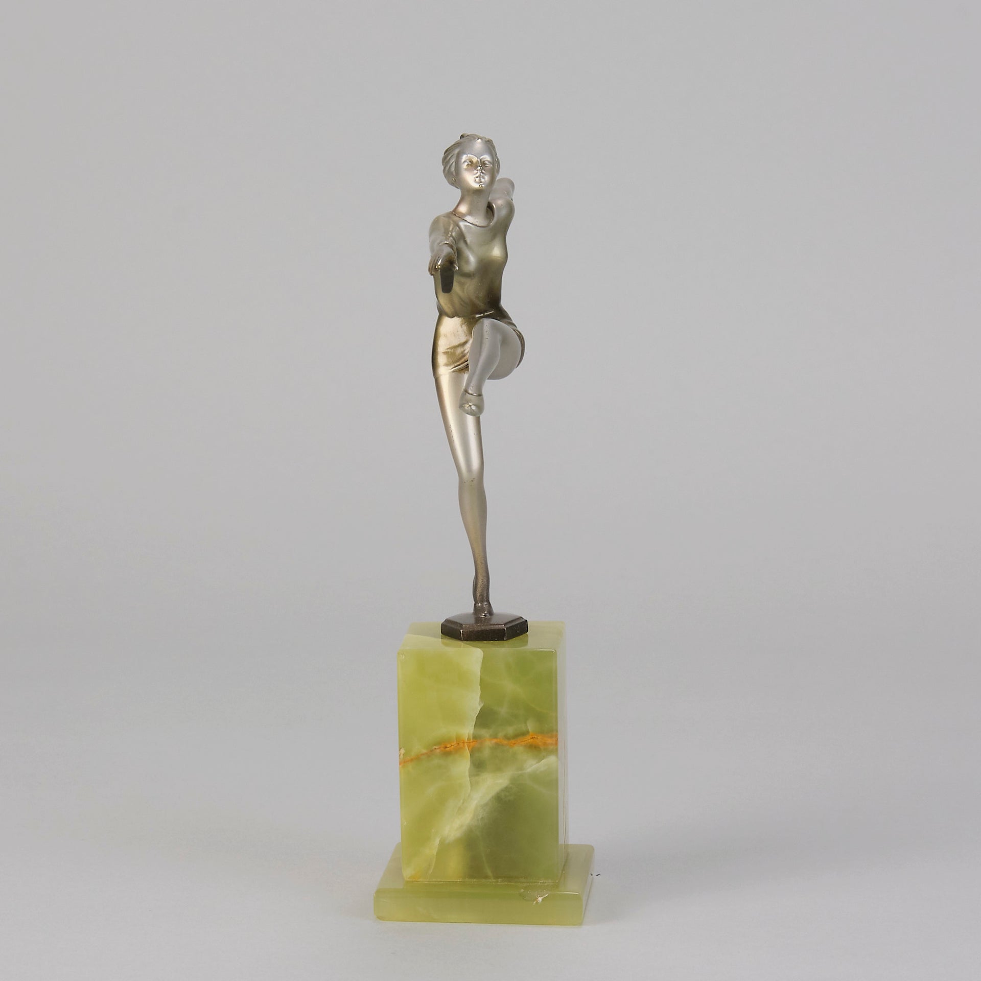 Lorenzl Scarf Dancer - Art Deco Bronze - Hickmet Fine Arts