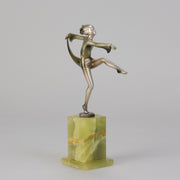Lorenzl Scarf Dancer - Art Deco Bronze - Hickmet Fine Arts
