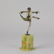 Lorenzl Scarf Dancer - Art Deco Bronze - Hickmet Fine Arts