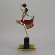 Josef Lorenzl Tambourine Dancer - Art Deco Bronze - Hickmet Fine Arts