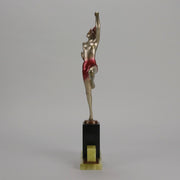 Josef Lorenzl Tambourine Dancer - Art Deco Bronze - Hickmet Fine Arts