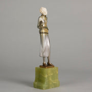 Josef Lorenzl Tennis Player - Art Deco Bronze - Hickmet Fine Arts
