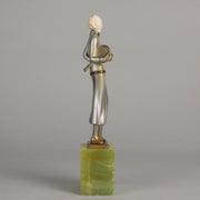 Josef Lorenzl Tennis Player - Art Deco Bronze - Hickmet Fine Arts