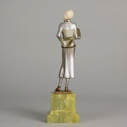 Josef Lorenzl Tennis Player - Art Deco Bronze - Hickmet Fine Arts