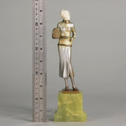 Josef Lorenzl Tennis Player - Art Deco Bronze - Hickmet Fine Arts