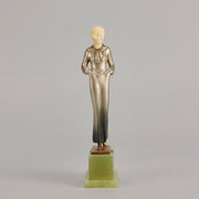 Lorenzl Trouser Girl - Art Deco Bronze Figure - Hickmet Fine Arts