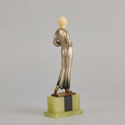 Lorenzl Trouser Girl - Art Deco Bronze Figure - Hickmet Fine Arts