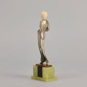 Lorenzl Trouser Girl - Art Deco Bronze Figure - Hickmet Fine Arts