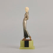 Lorenzl Trouser Girl - Art Deco Bronze Figure - Hickmet Fine Arts