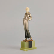 Lorenzl Trouser Girl - Art Deco Bronze Figure - Hickmet Fine Arts