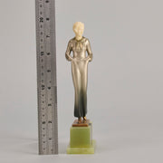 Lorenzl Trouser Girl - Art Deco Bronze Figure - Hickmet Fine Arts