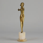 Josef Lorenzl Wanda - Art Deco Bronze - Hickmet Fine Arts