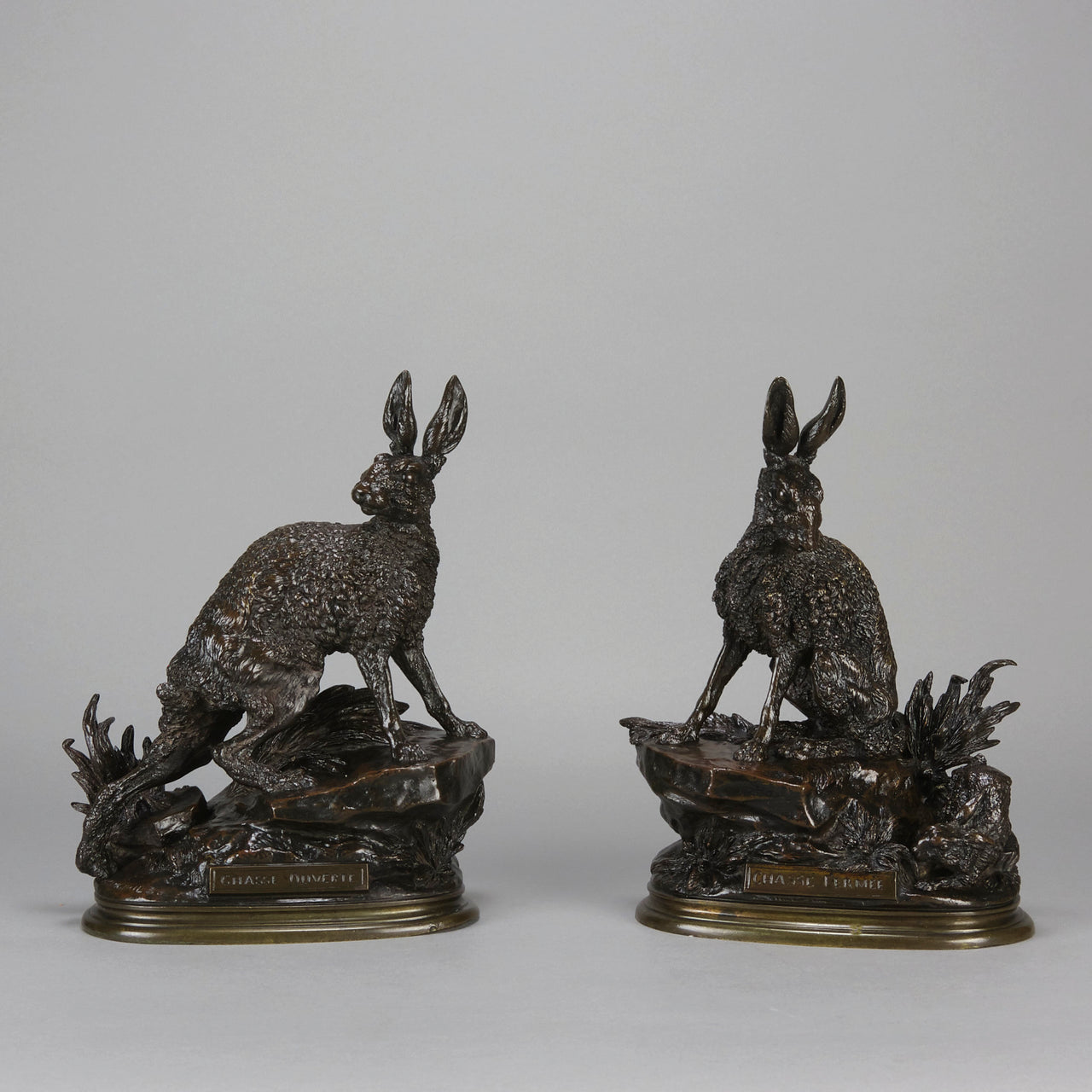 Jules Moigniez Hares - Chasses Ouverte et Fermee - Hickmet Fine Arts
