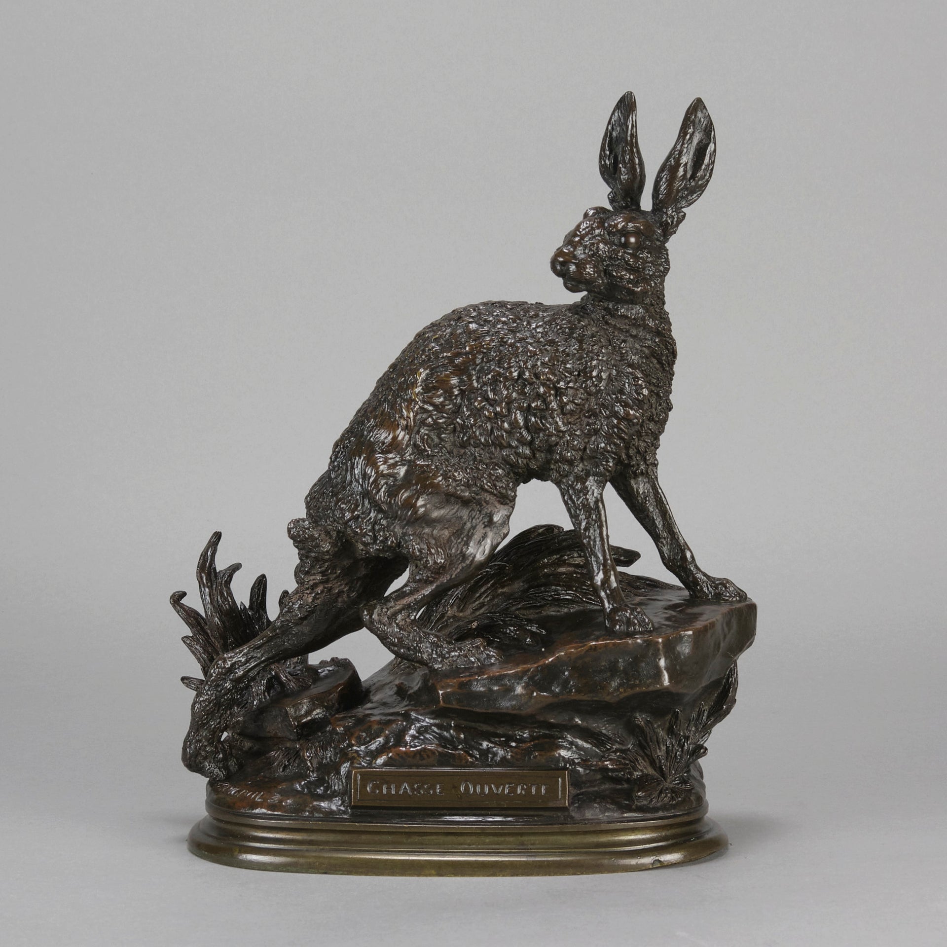 Jules Moigniez Hares - Chasses Ouverte et Fermee - Hickmet Fine Arts