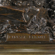 Jules Moigniez Hares - Chasses Ouverte et Fermee - Hickmet Fine Arts