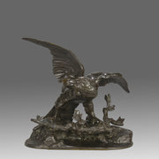 Jules Moigniez Bronze - Hawk - Hickmet Fine Arts