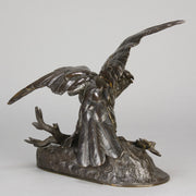 Jules Moigniez Bronze - Hawk - Hickmet Fine Arts