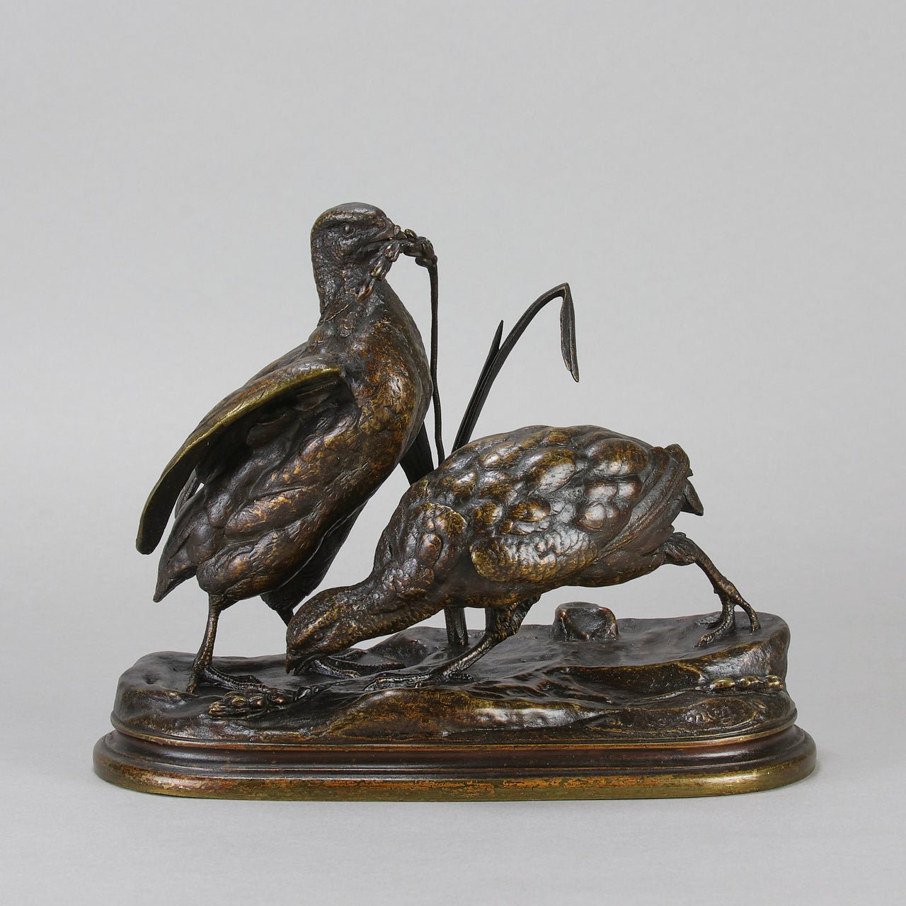 Jules Moigniez Bronze - Moigniez Game Birds - Hickmet Fine Arts