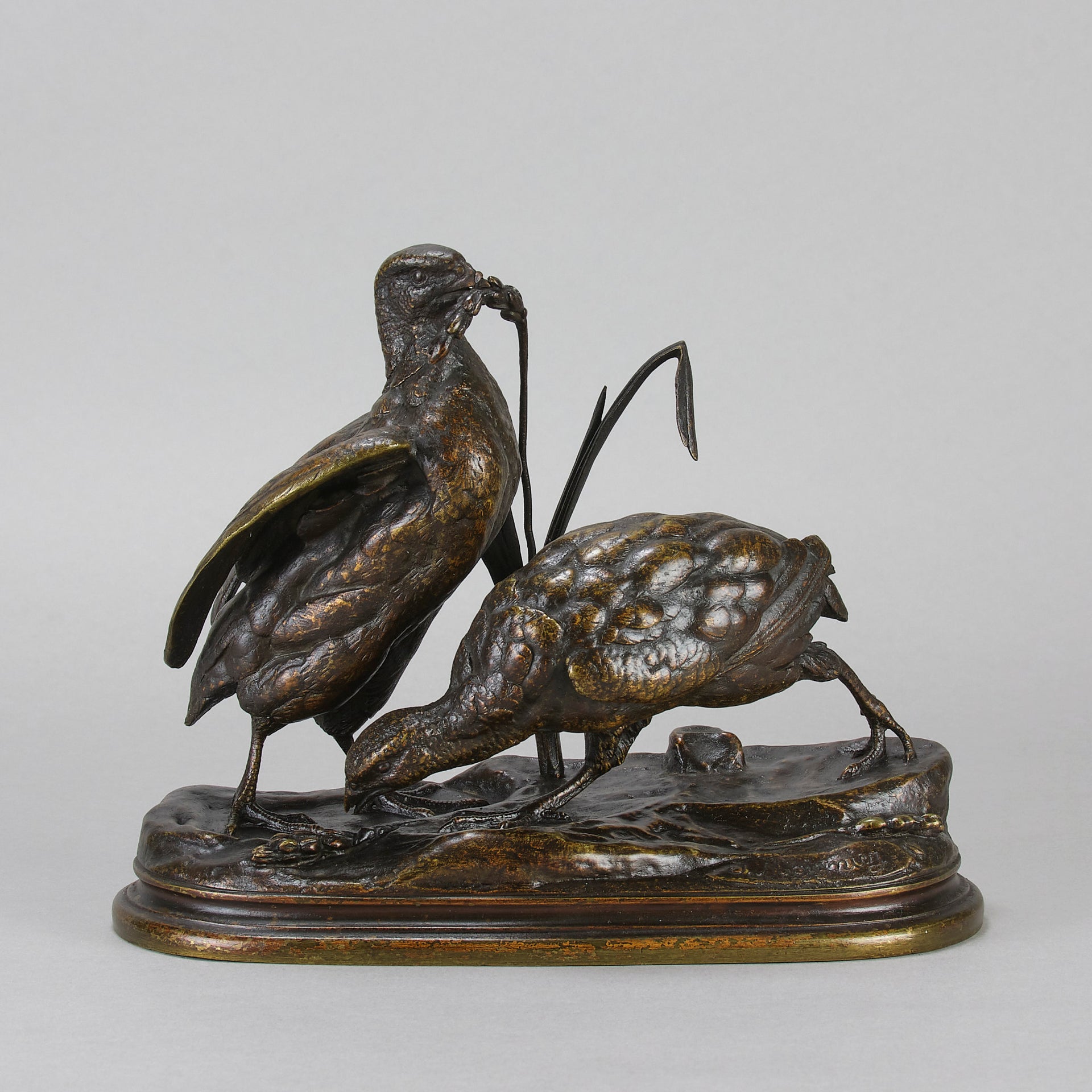 Jules Moigniez Bronze - Moigniez Game Birds - Hickmet Fine Arts