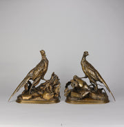Jules Moigniez Bronze - Moigniez Pheasants - Hickmet Fine Arts
