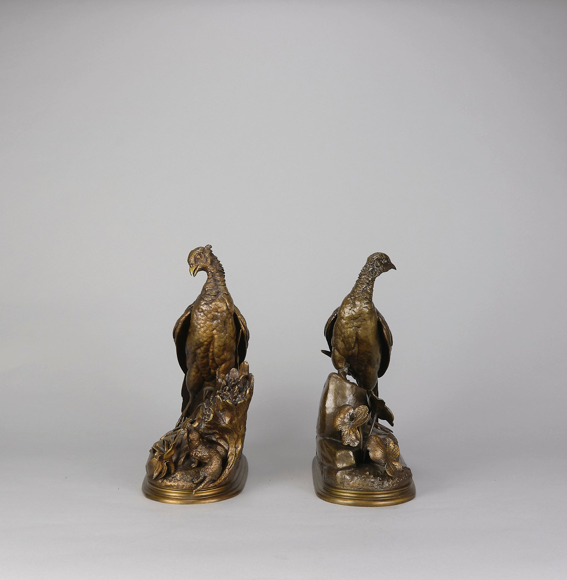 Jules Moigniez Bronze - Moigniez Pheasants - Hickmet Fine Arts