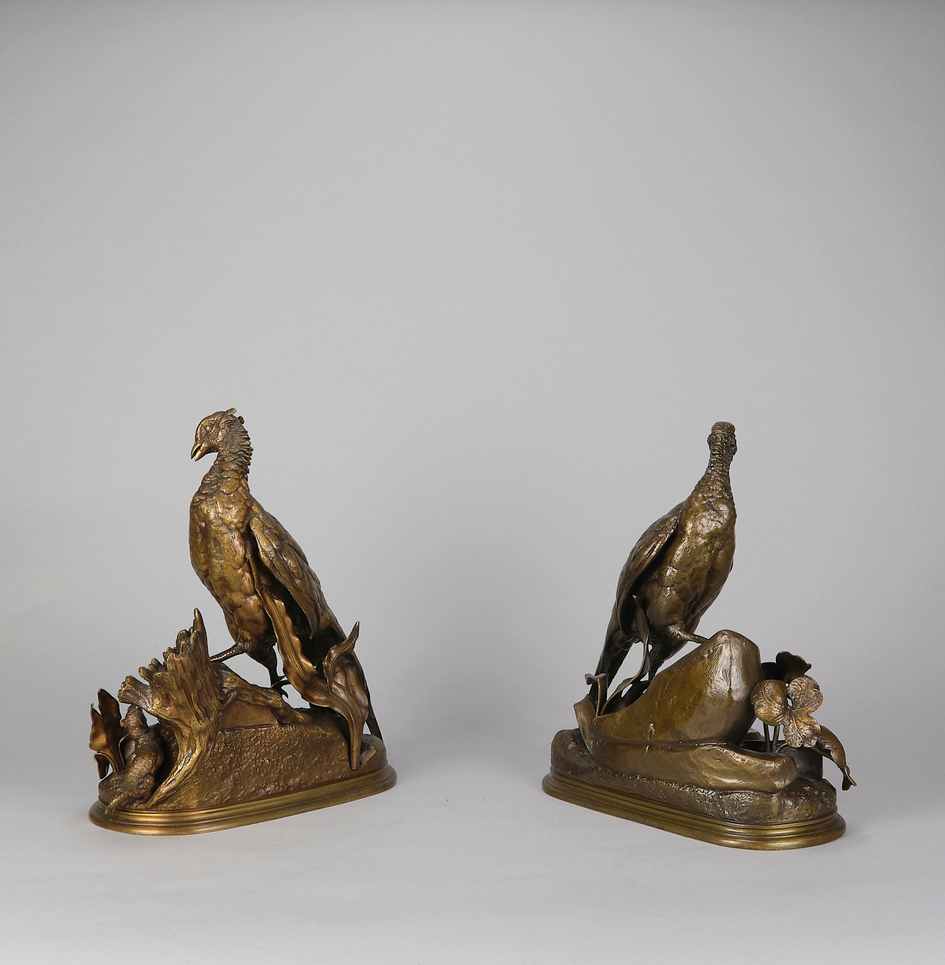 Jules Moigniez Bronze - Moigniez Pheasants - Hickmet Fine Arts