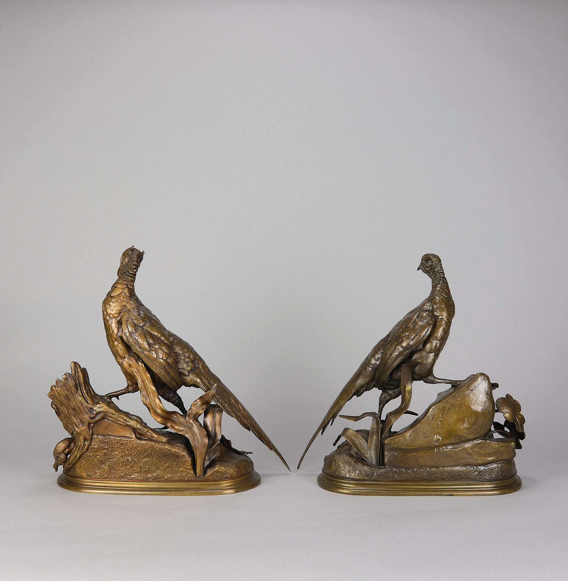 Jules Moigniez Bronze - Moigniez Pheasants - Hickmet Fine Arts