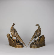 Jules Moigniez Bronze - Moigniez Pheasants - Hickmet Fine Arts