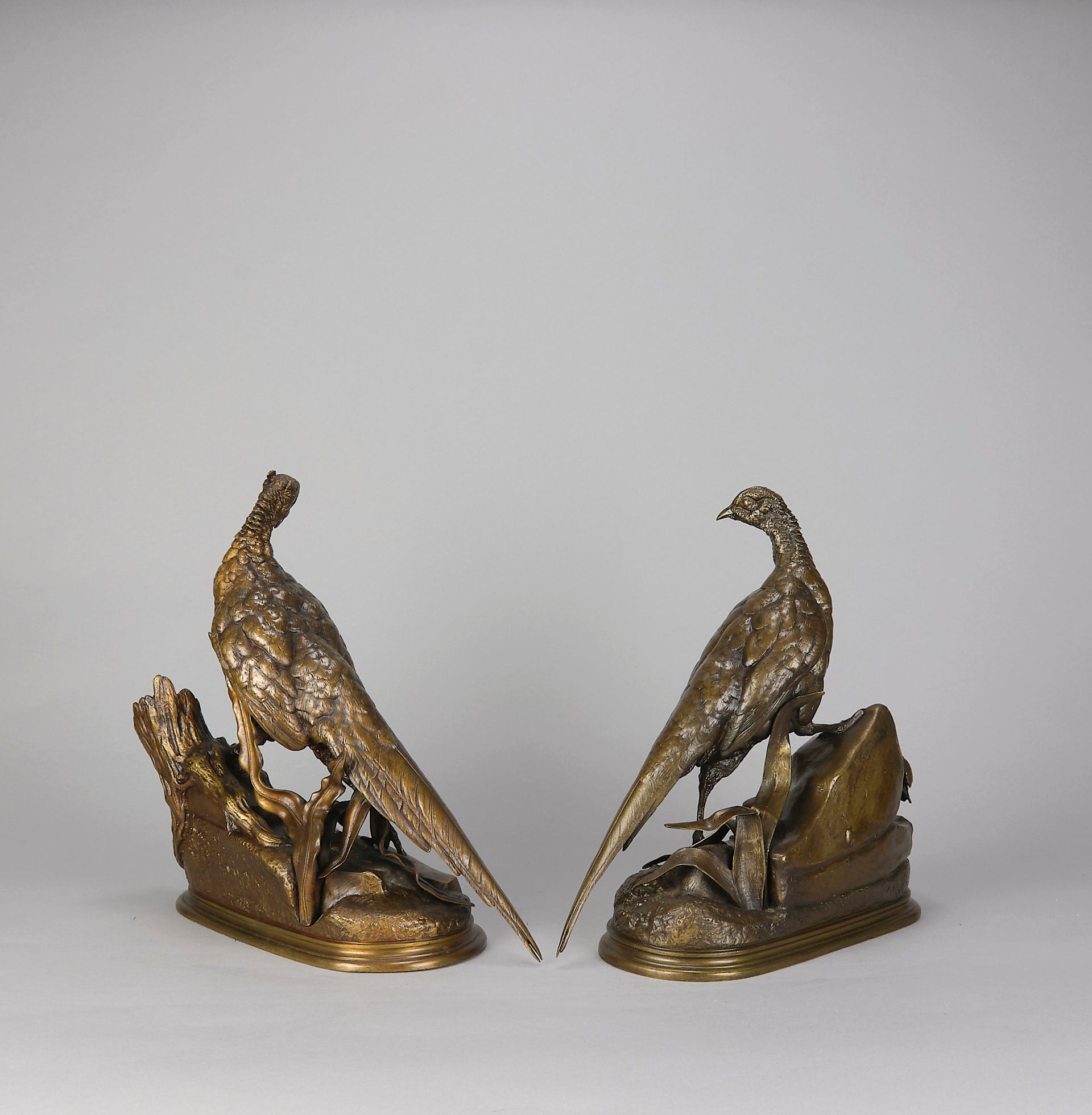 Jules Moigniez Bronze - Moigniez Pheasants - Hickmet Fine Arts