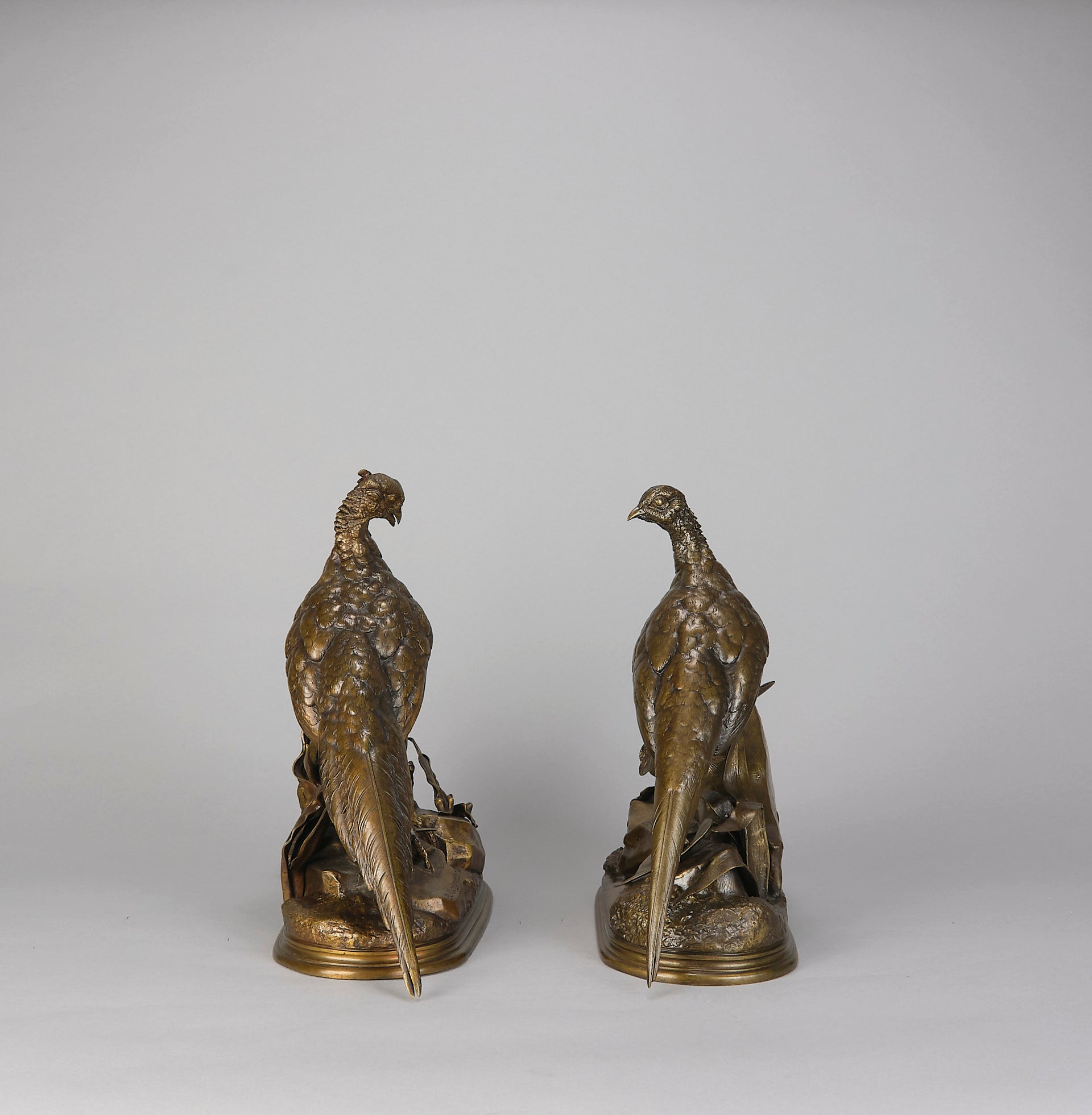 Jules Moigniez Bronze - Moigniez Pheasants - Hickmet Fine Arts