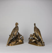 Jules Moigniez Bronze - Moigniez Pheasants - Hickmet Fine Arts