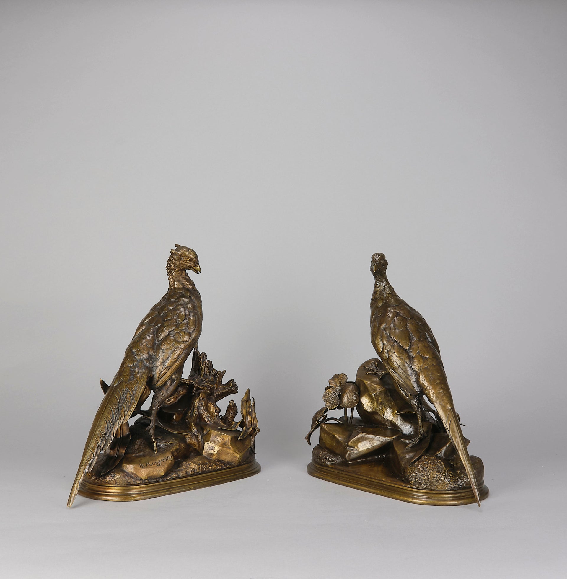 Jules Moigniez Bronze - Moigniez Pheasants - Hickmet Fine Arts