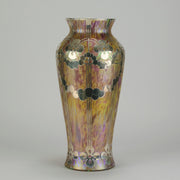 "Silvered Vase" By Kralik Glass - Hickmet Fine Arts 