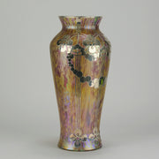 "Silvered Vase" By Kralik Glass - Hickmet Fine Arts 