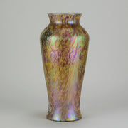"Silvered Vase" By Kralik Glass - Hickmet Fine Arts 