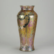 "Silvered Vase" By Kralik Glass - Hickmet Fine Arts 