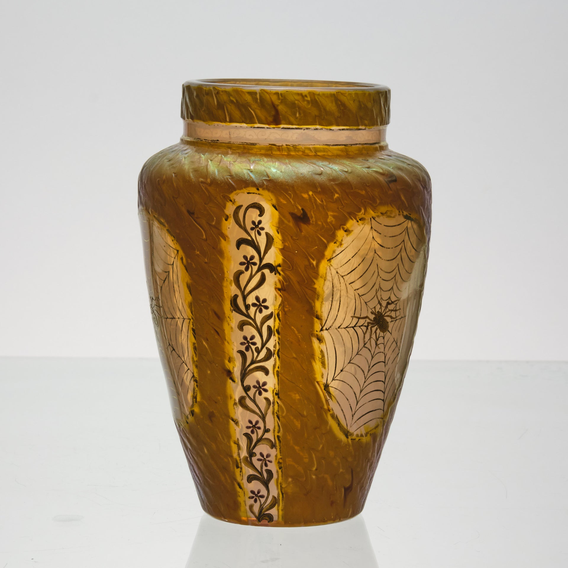 Spider Kralik Vase - 20th Century Glass - Hickmet Fine Arts 