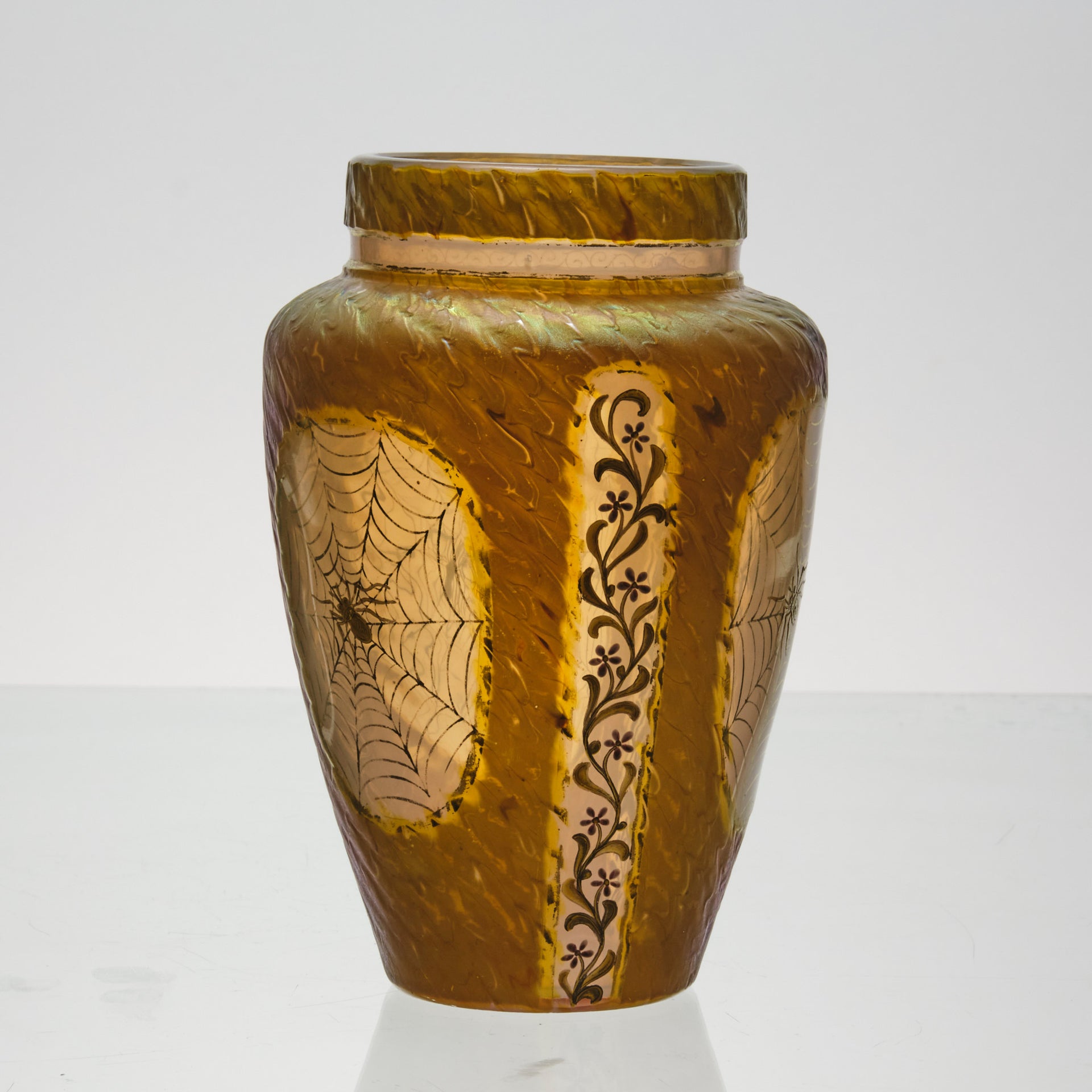 Spider Kralik Vase - 20th Century Glass - Hickmet Fine Arts 