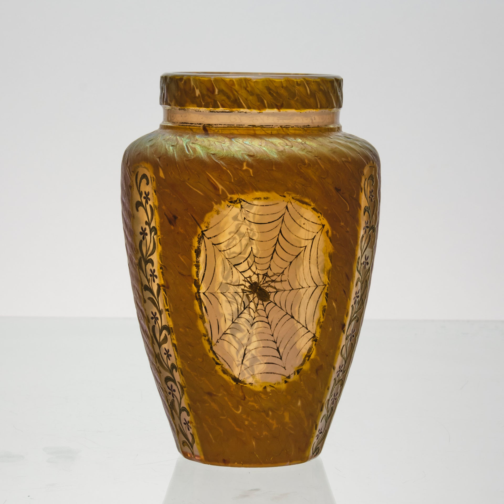 Spider Kralik Vase - 20th Century Glass - Hickmet Fine Arts 