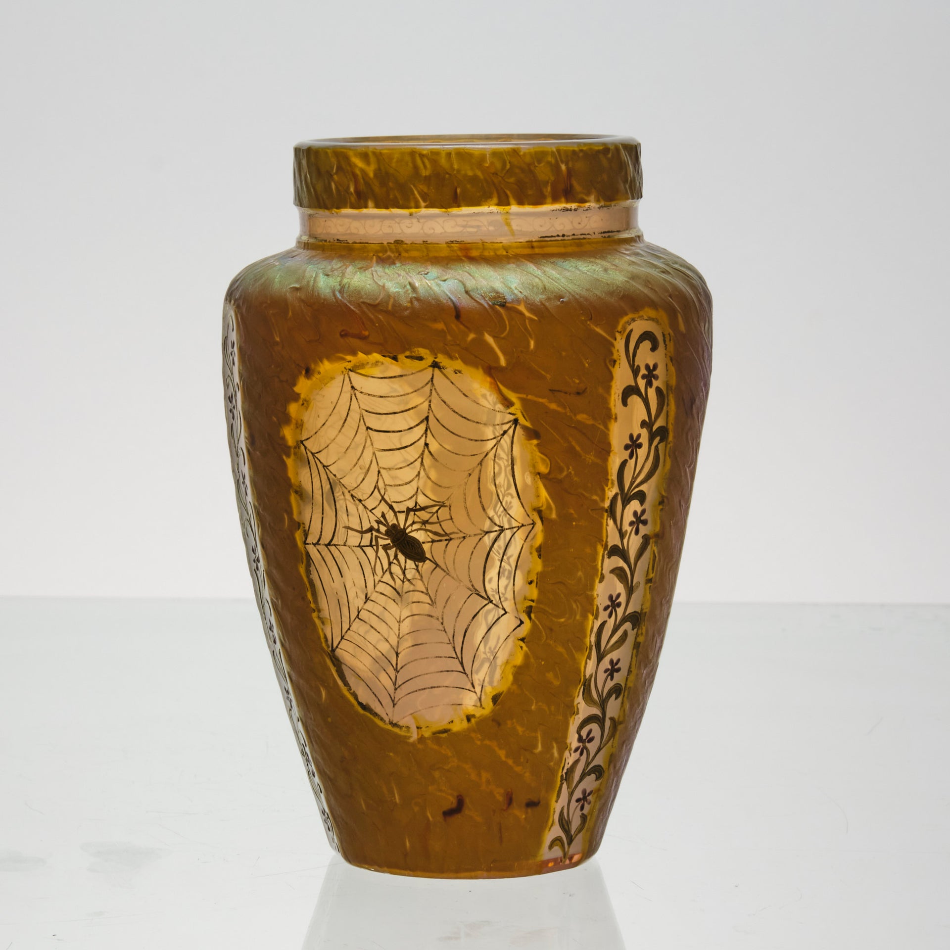 Spider Kralik Vase - 20th Century Glass - Hickmet Fine Arts 