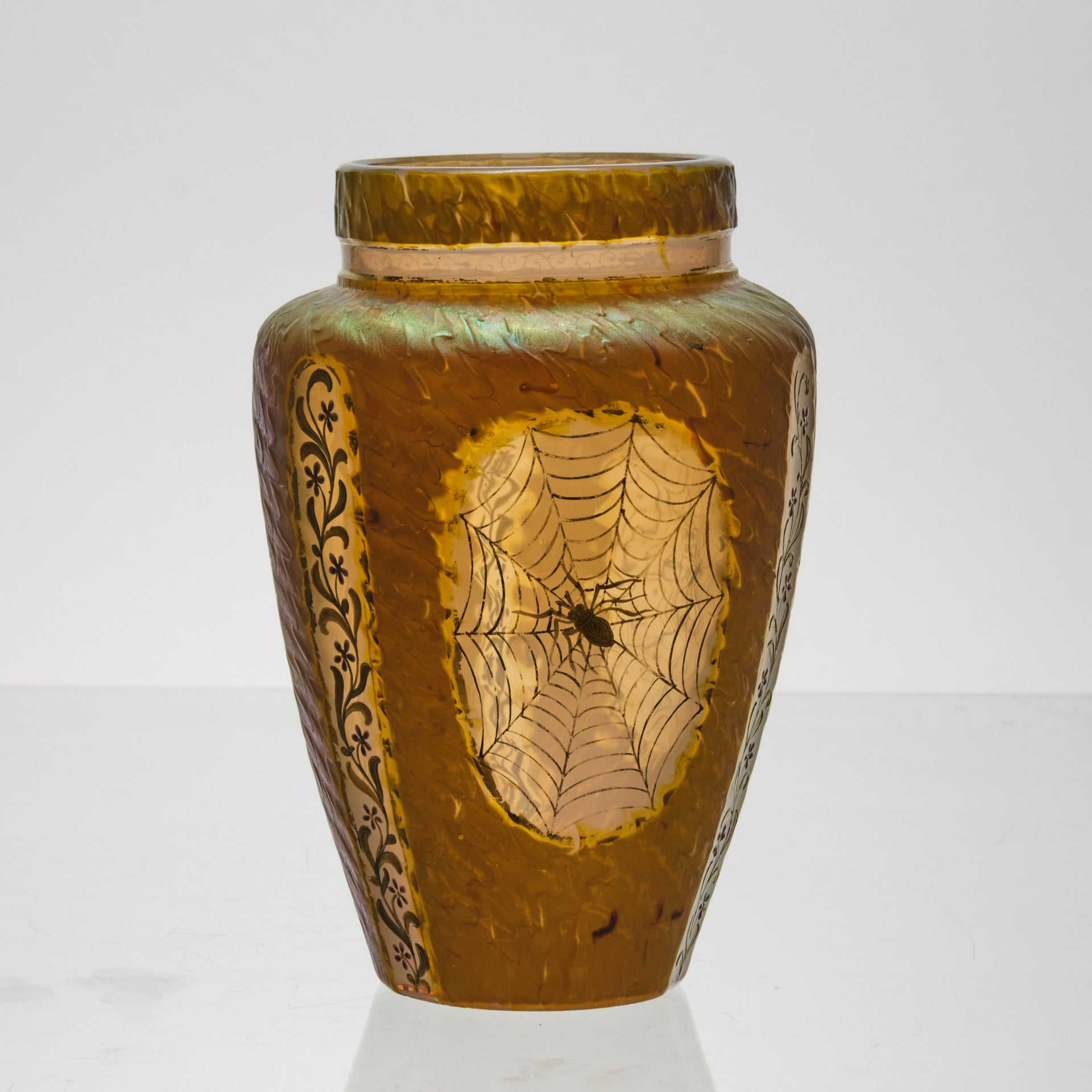 Spider Kralik Vase - 20th Century Glass - Hickmet Fine Arts 