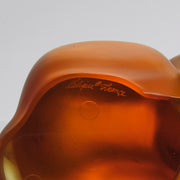 Lalique amber Bamara Lion