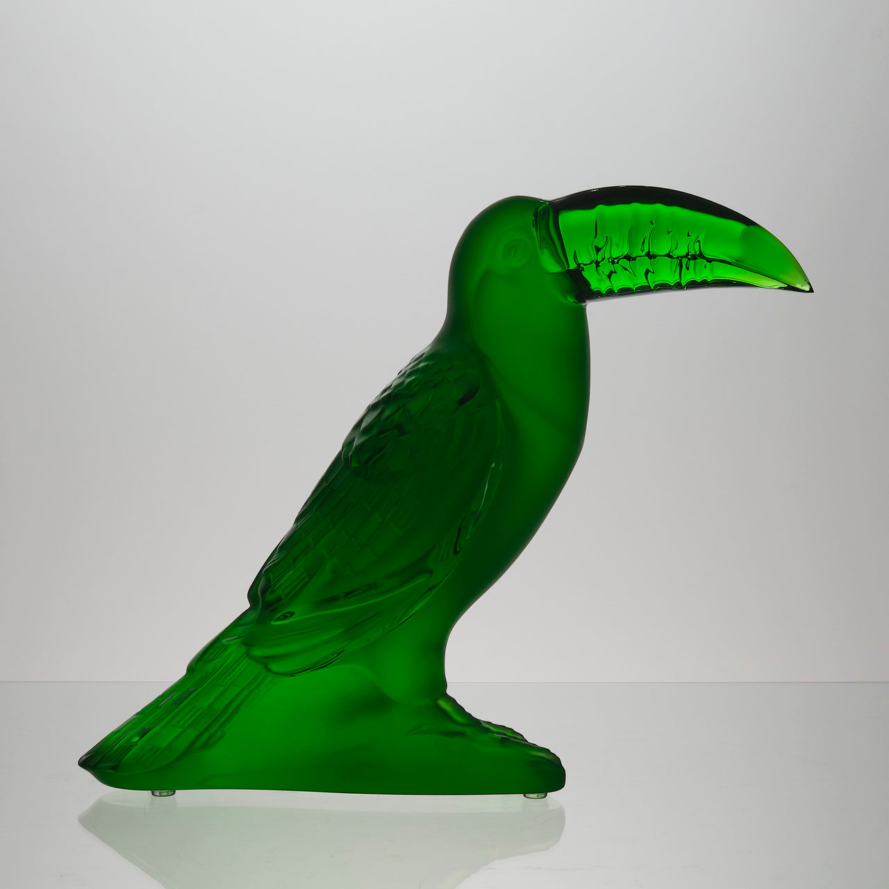 Lalique Toucan - Lalique Coloured Glass - Hickmet Fine Arts 