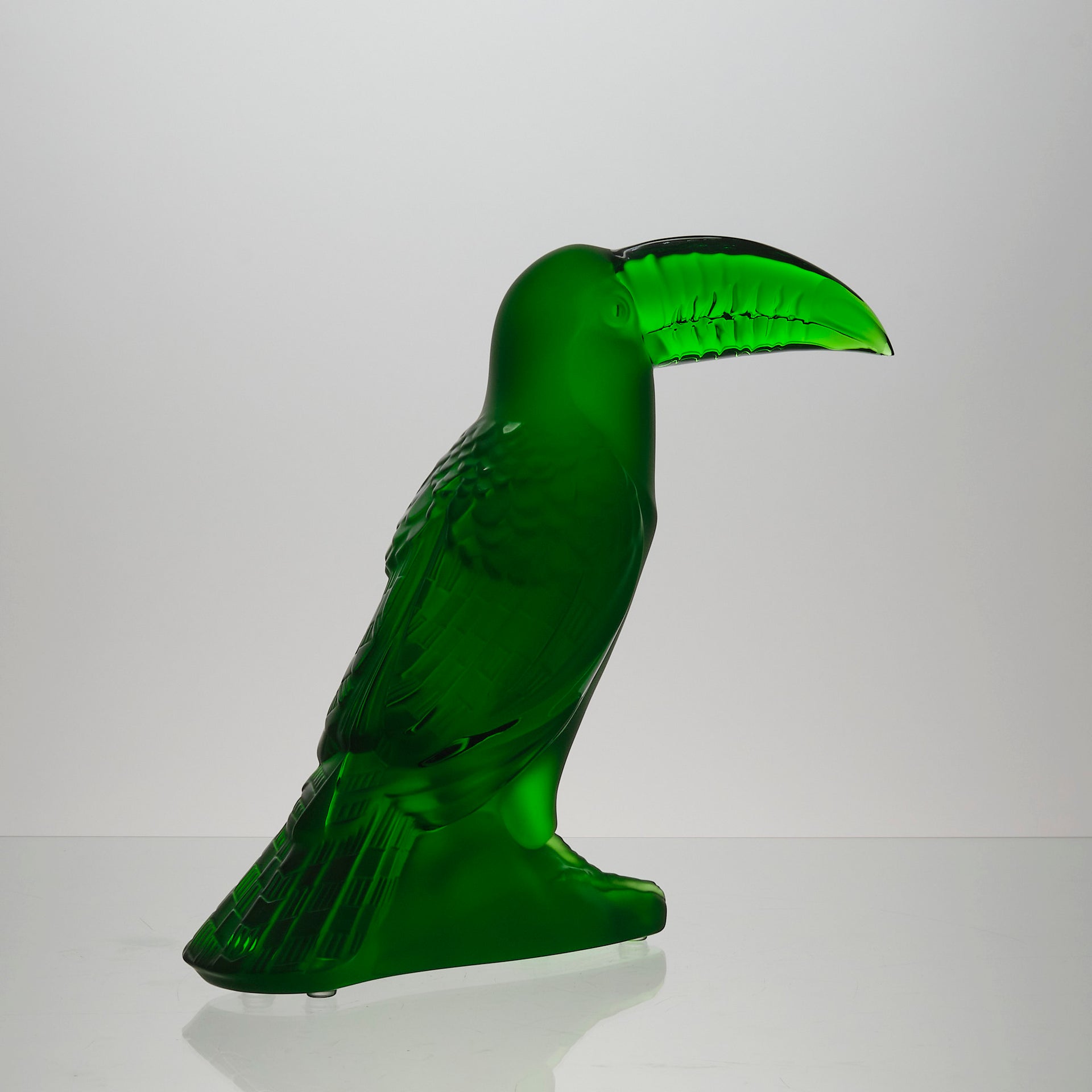 Lalique Toucan - Lalique Coloured Glass - Hickmet Fine Arts 
