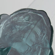 Lalique Elephant - Lalique Coloured Glass - Hickmet Fine Arts 
