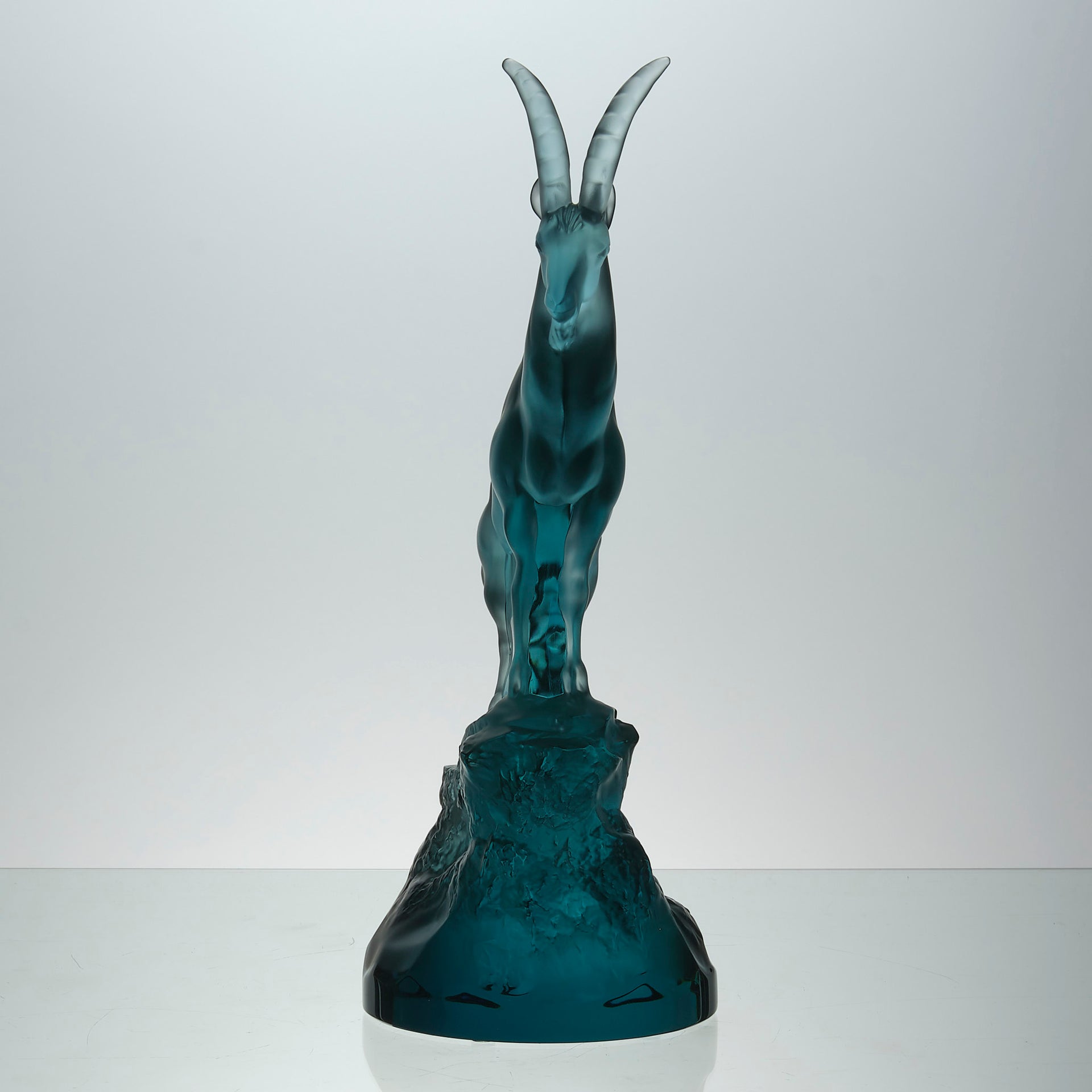 Lalique Ibex - Lalique Coloured Glass - Hickmet Fine Arts 